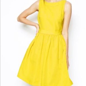Ted Baker London NWT Bow Detail Back Yellow Dress